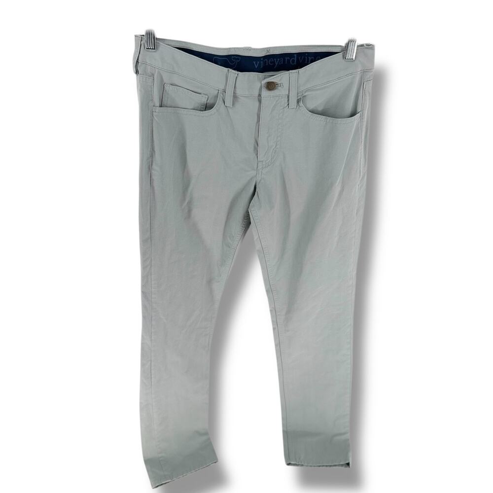 Vineyard Vines Pants Mens 30x30 Gray OTG On The Go Chino Performance Golf Preppy